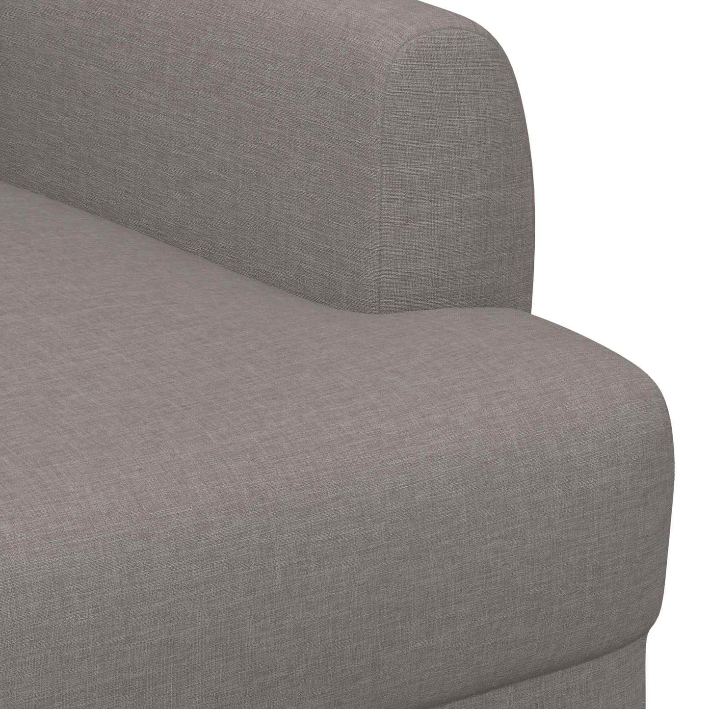 Pohovka S Knoflíkovým Prošíváním Taupe 116 X 67 X 80 Cm Textil