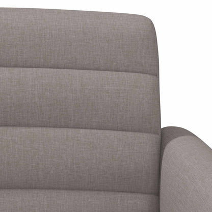 Pohovka S Knoflíkovým Prošíváním Taupe 116 X 67 X 80 Cm Textil