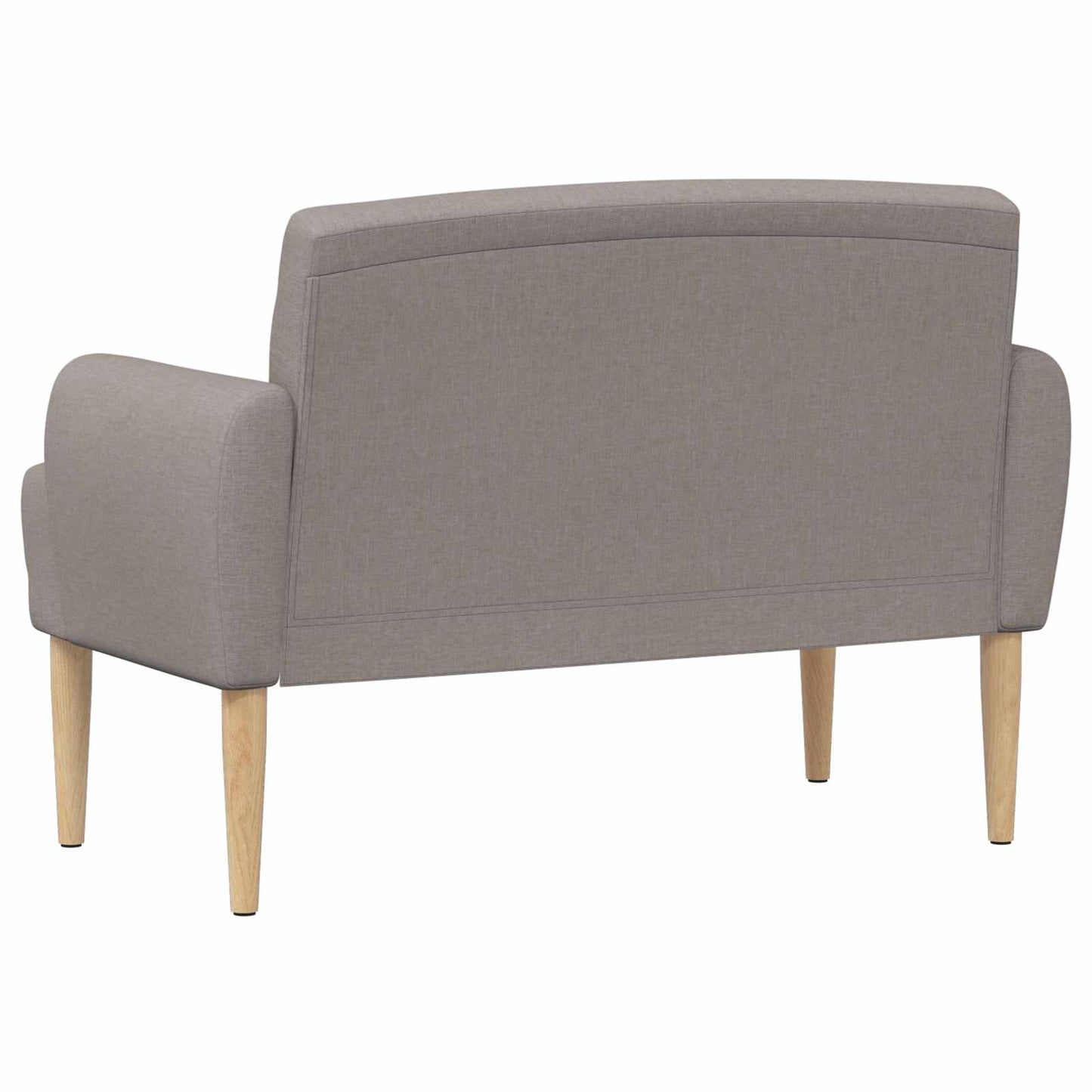 Pohovka S Knoflíkovým Prošíváním Taupe 116 X 67 X 80 Cm Textil
