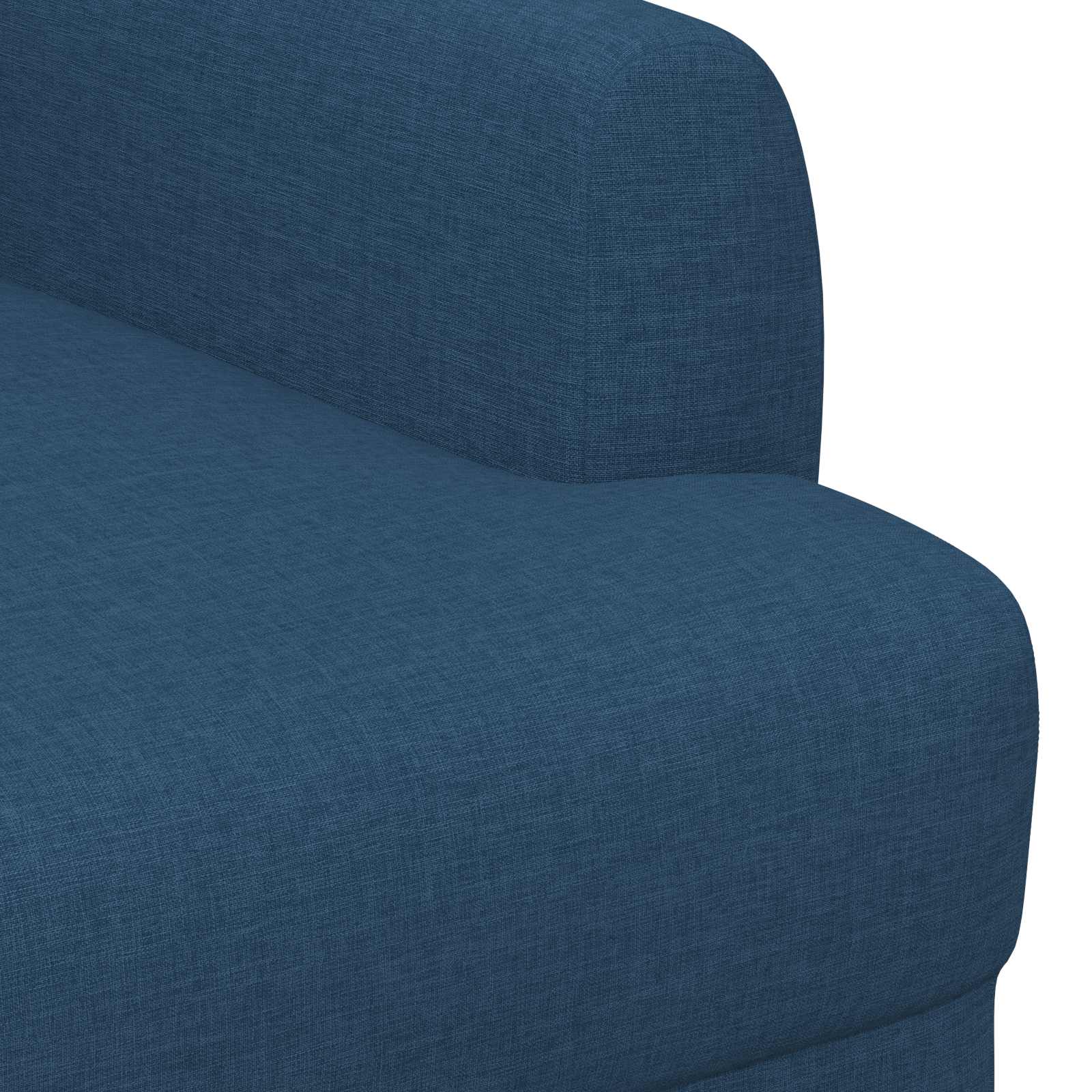 Pohovka S Knoflíkovým Prošíváním Modrá 116 X 67 X 80 Cm Textil
