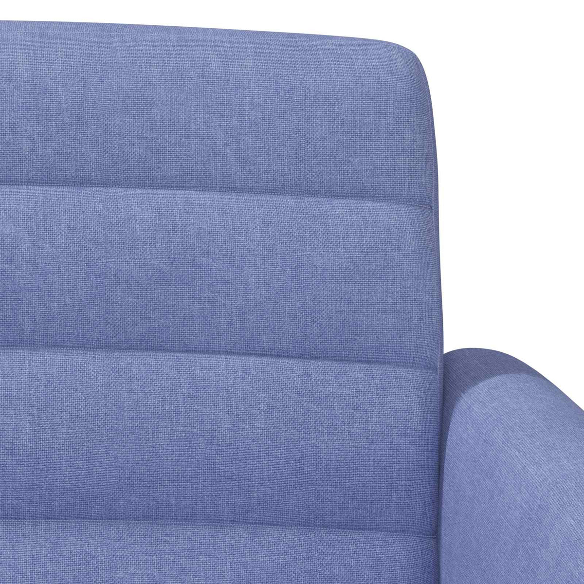 Pohovka S Knoflíkovým Prošíváním Modrá Džínovina Textil