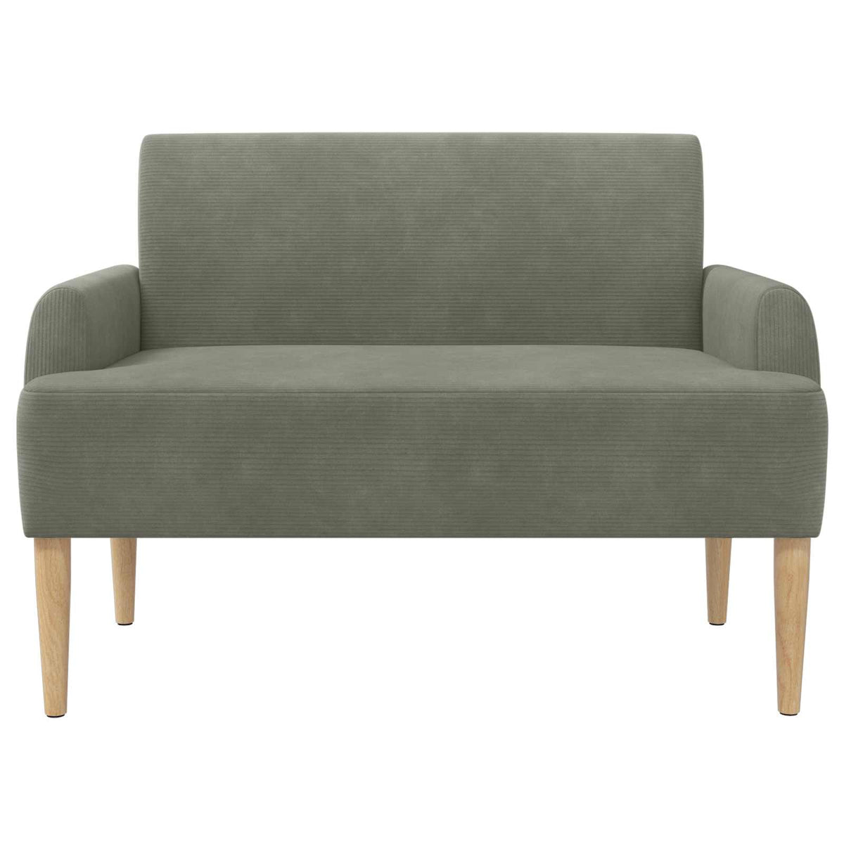 Pohovka S Knoflíkovým Prošíváním Světle Šedá 116 X 67 X 81 Cm