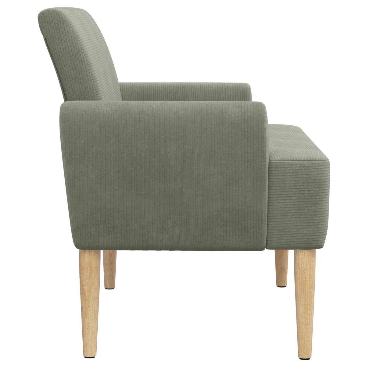 Pohovka S Knoflíkovým Prošíváním Světle Šedá 116 X 67 X 81 Cm