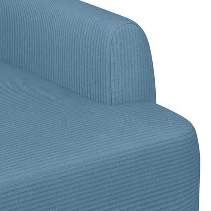 Pohovka S Knoflíkovým Prošíváním Modrá 116 X 67 X 81 Cm