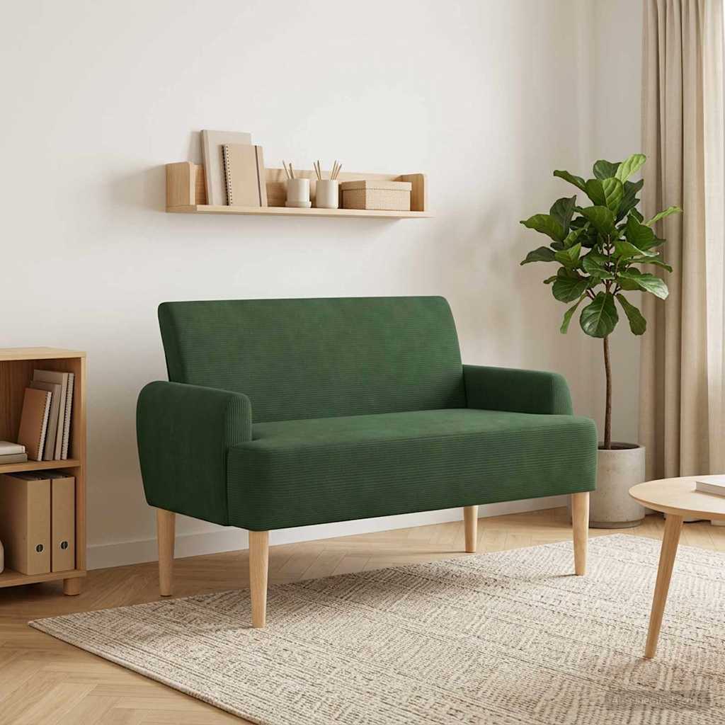 Pohovka S Knoflíkovým Prošíváním Jungle Green 116 X 67 X 81 Cm