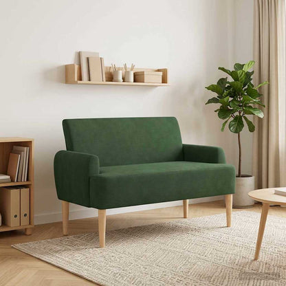 Pohovka S Knoflíkovým Prošíváním Jungle Green 116 X 67 X 81 Cm