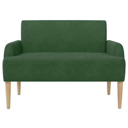 Pohovka S Knoflíkovým Prošíváním Jungle Green 116 X 67 X 81 Cm