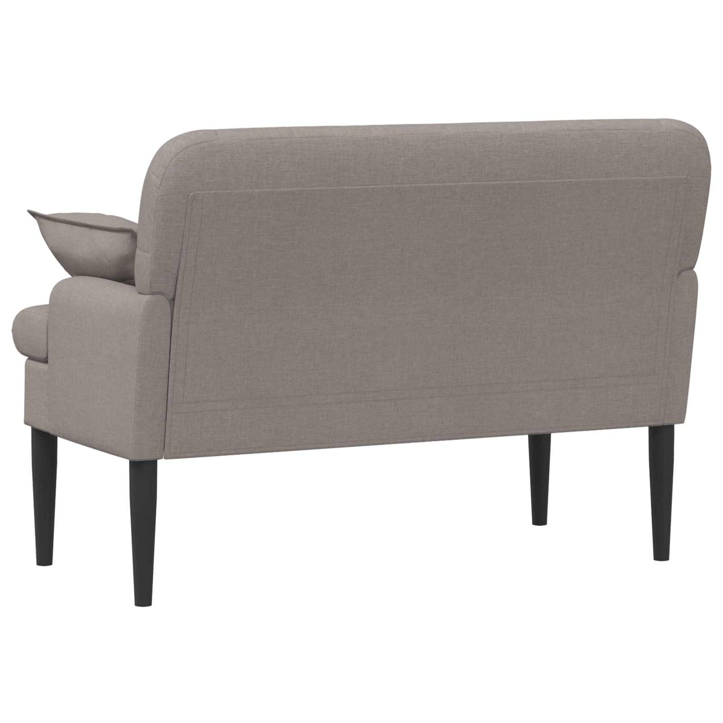 Pohovka S Knoflíkovým Prošíváním Taupe 111 X 68 X 80 Cm Textil