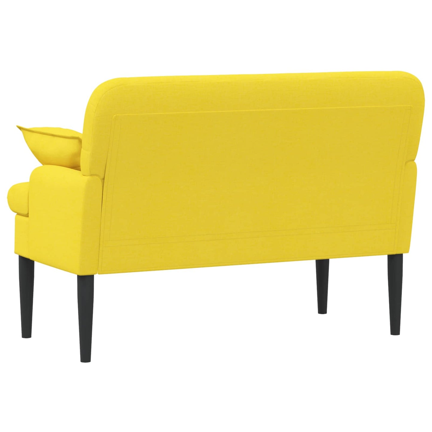 Pohovka S Knoflíkovým Prošíváním Světlá Žlutá 111 X 68 X 80 Cm
