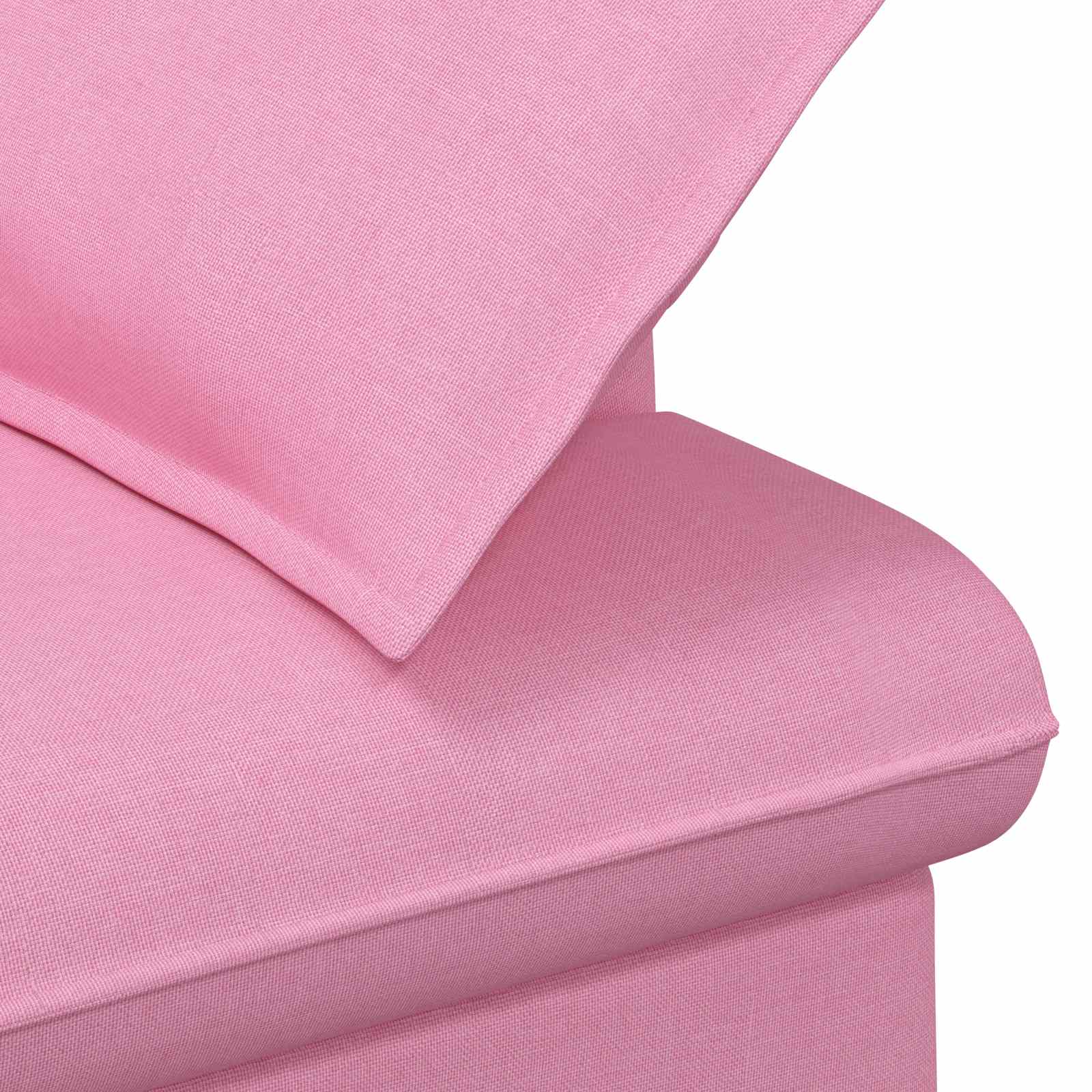 Pohovka S Knoflíkovým Prošíváním Růžová 111 X 68 X 80 Cm Textil
