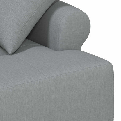 Pohovka S Knoflíkovým Prošíváním Světle Šedá 120 X 65 X 79 Cm