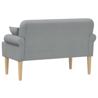 Pohovka S Knoflíkovým Prošíváním Světle Šedá 120 X 65 X 79 Cm