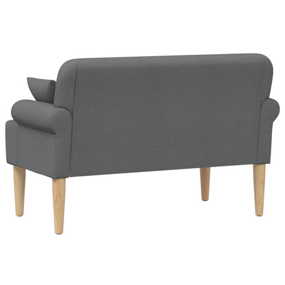 Pohovka S Knoflíkovým Prošíváním Tmavě Šedá 120 X 65 X 79 Cm