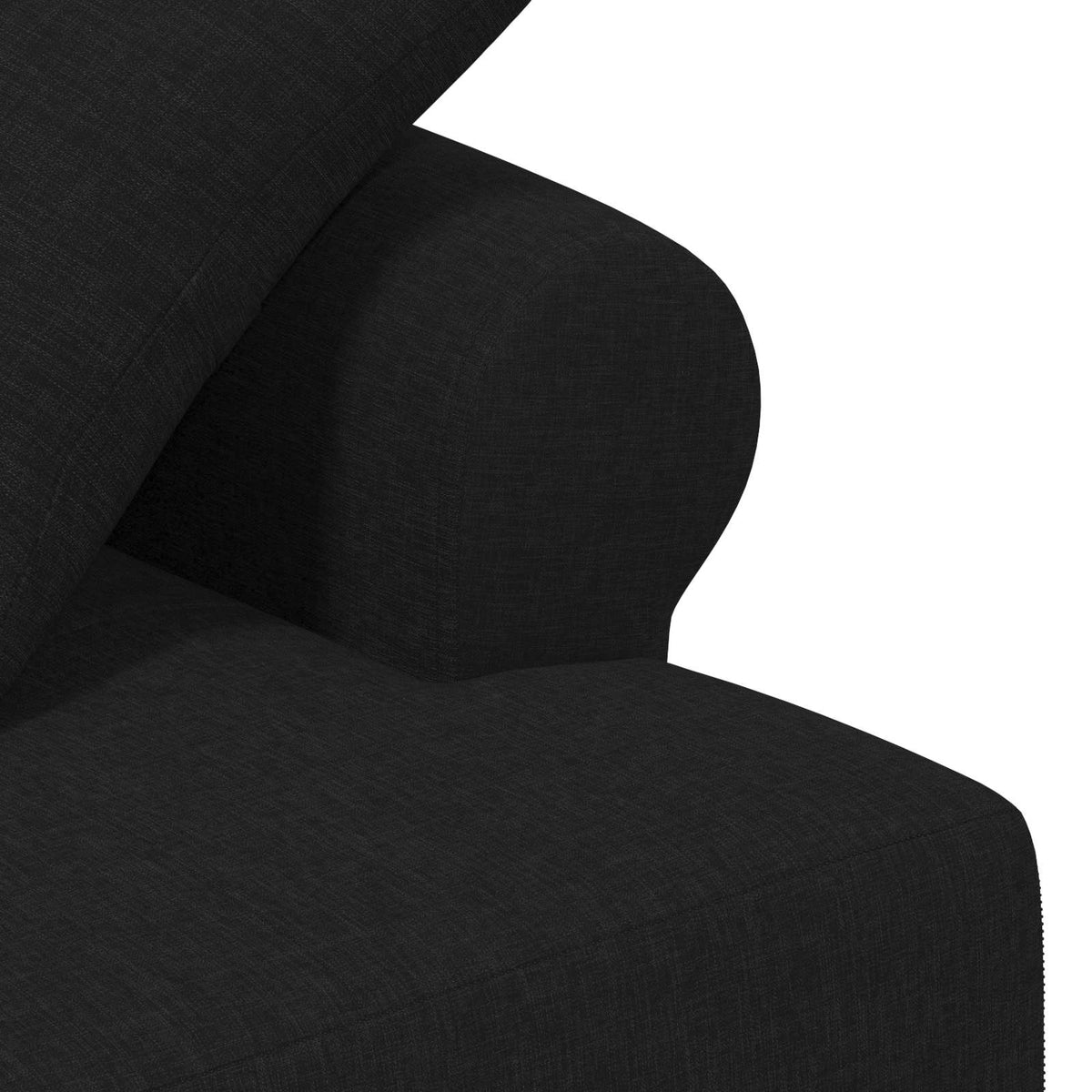 Pohovka S Knoflíkovým Prošíváním Černá 120 X 65 X 79 Cm Textil
