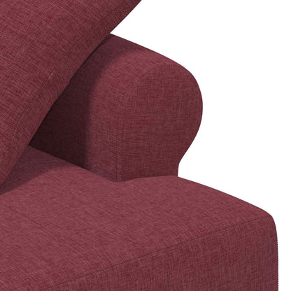 Pohovka S Knoflíkovým Prošíváním Víno Červené 120 X 65 X 79 Cm