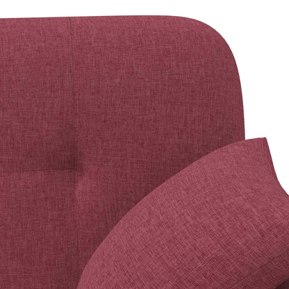 Pohovka S Knoflíkovým Prošíváním Víno Červené 120 X 65 X 79 Cm