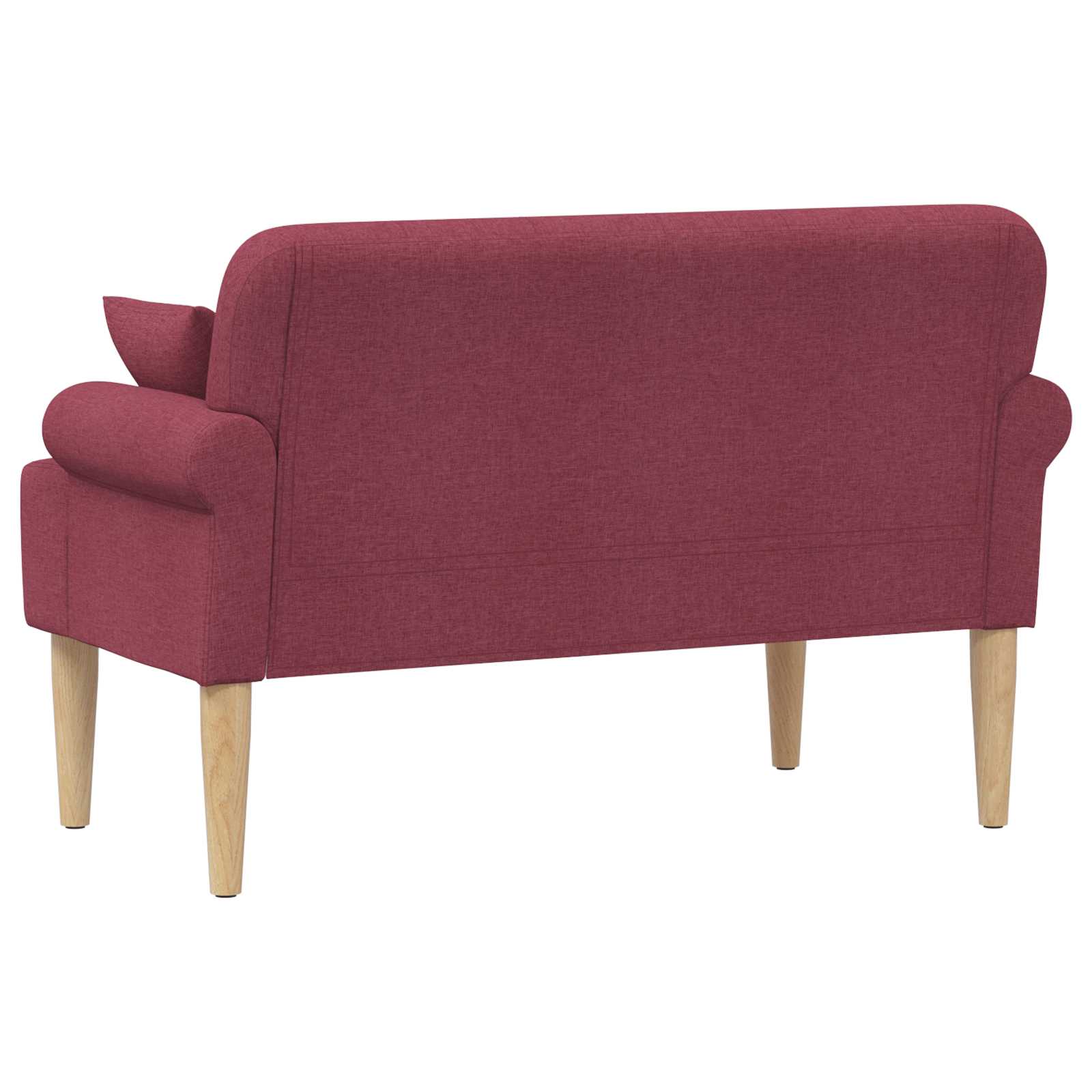 Pohovka S Knoflíkovým Prošíváním Víno Červené 120 X 65 X 79 Cm