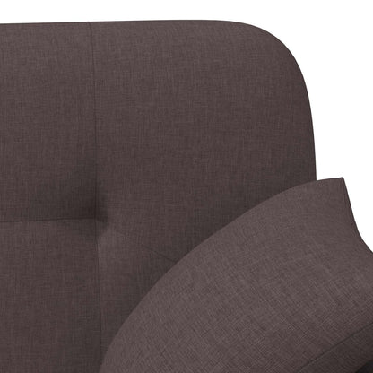 Pohovka S Knoflíkovým Prošíváním Tmavě Hnědá 120 X 65 X 79 Cm
