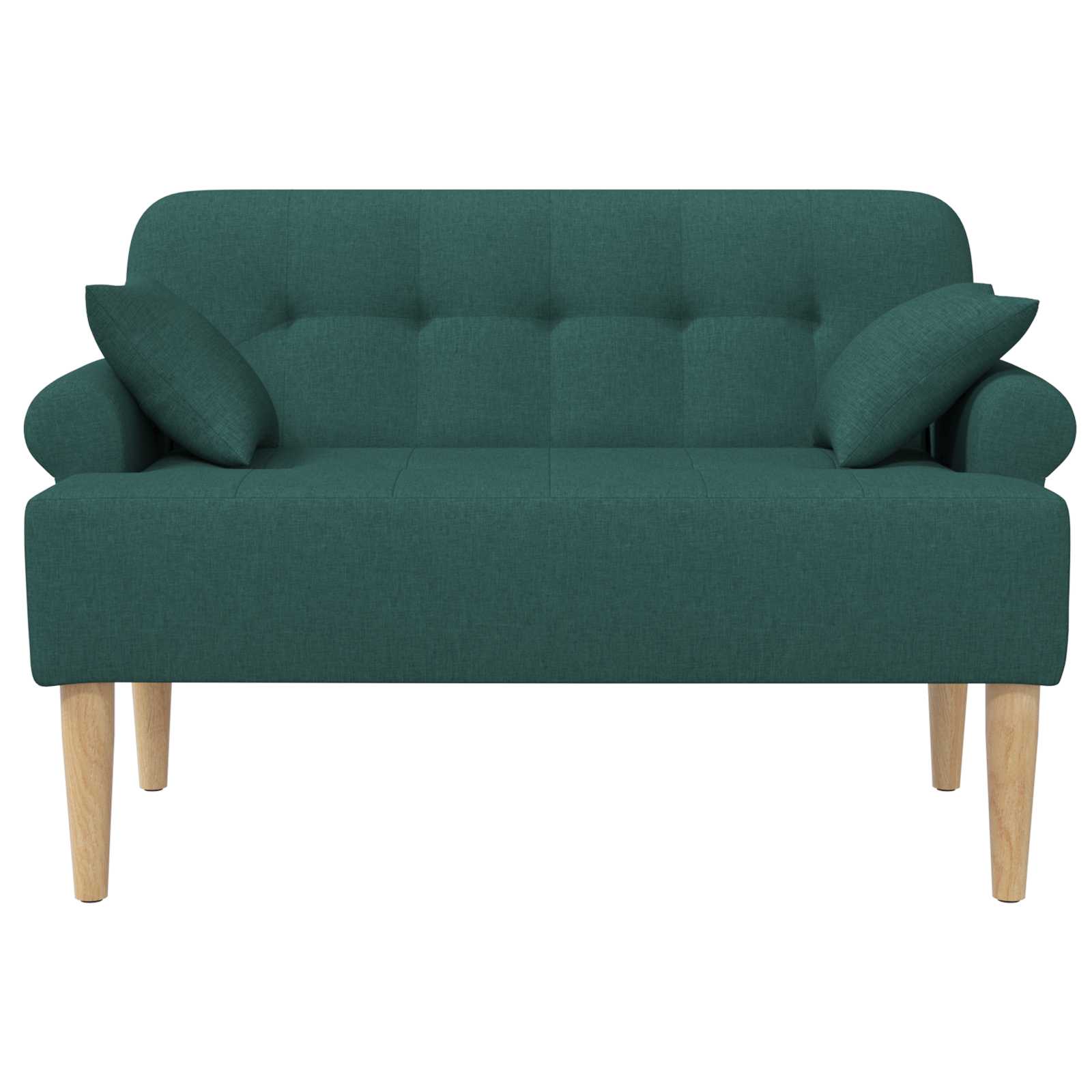 Pohovka S Knoflíkovým Prošíváním Tmavě Zelená 120 X 65 X 79 Cm