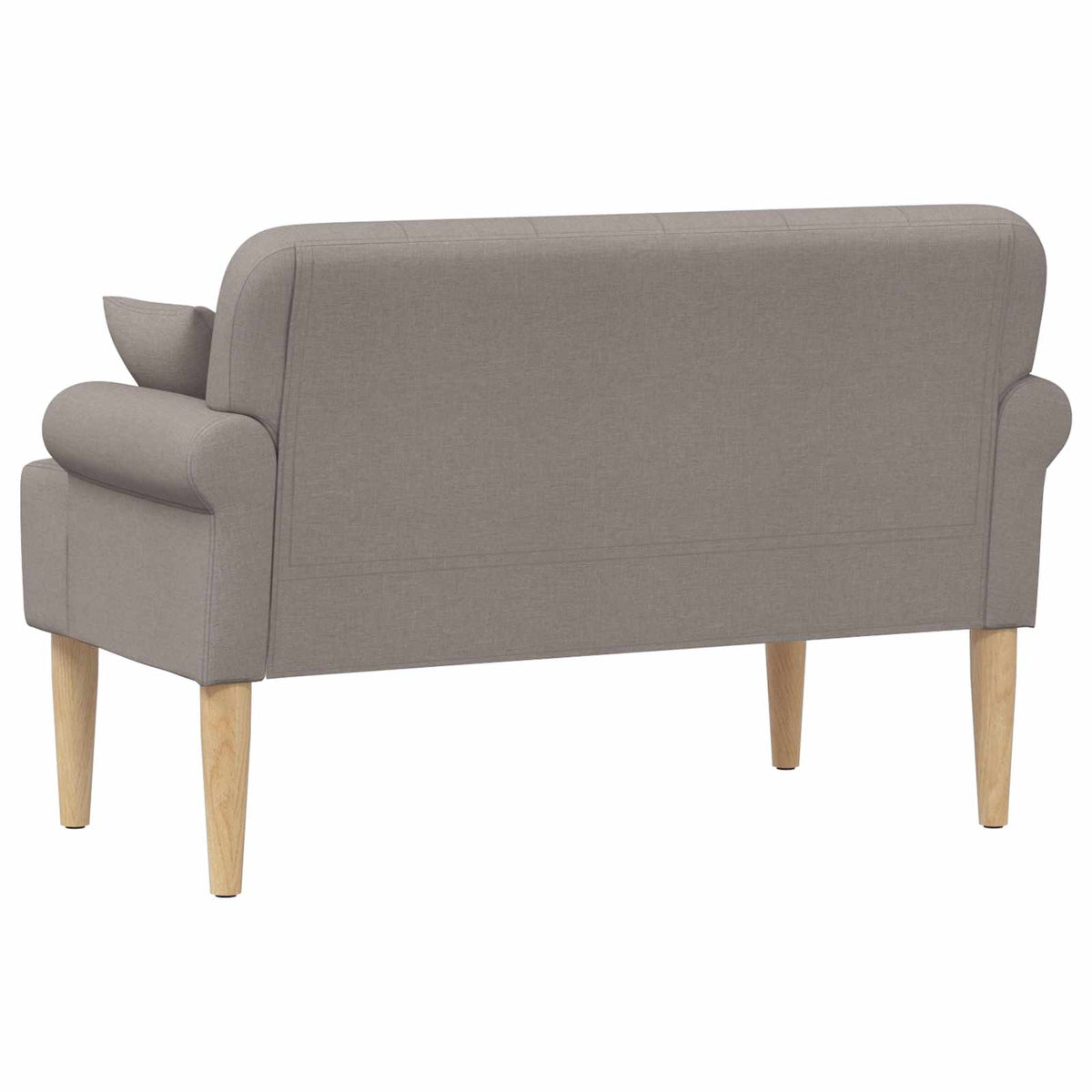 Pohovka S Knoflíkovým Prošíváním Taupe 120 X 65 X 79 Cm Textil