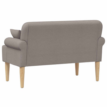 Pohovka S Knoflíkovým Prošíváním Taupe 120 X 65 X 79 Cm Textil