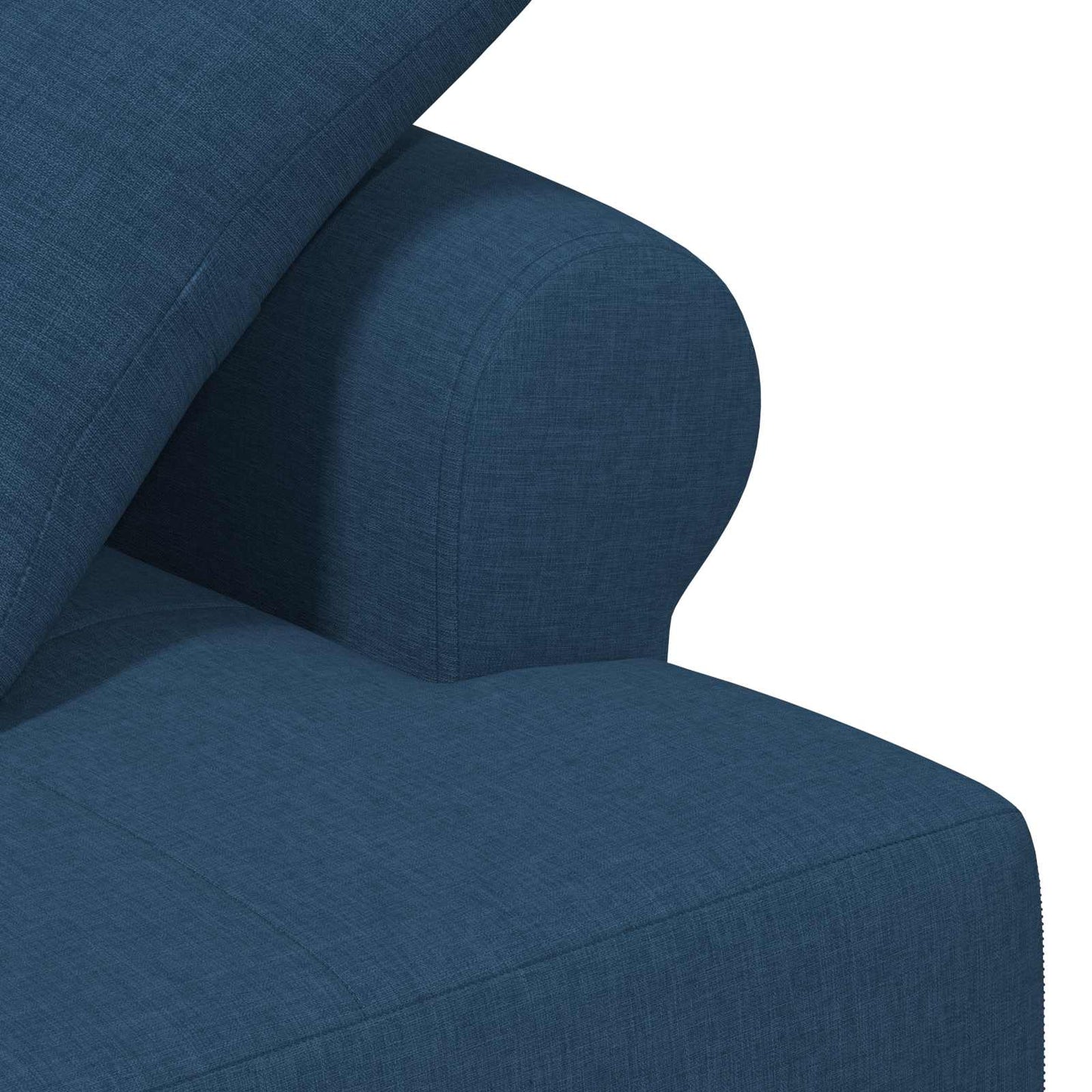 Pohovka S Knoflíkovým Prošíváním Modrá 120 X 65 X 79 Cm Textil