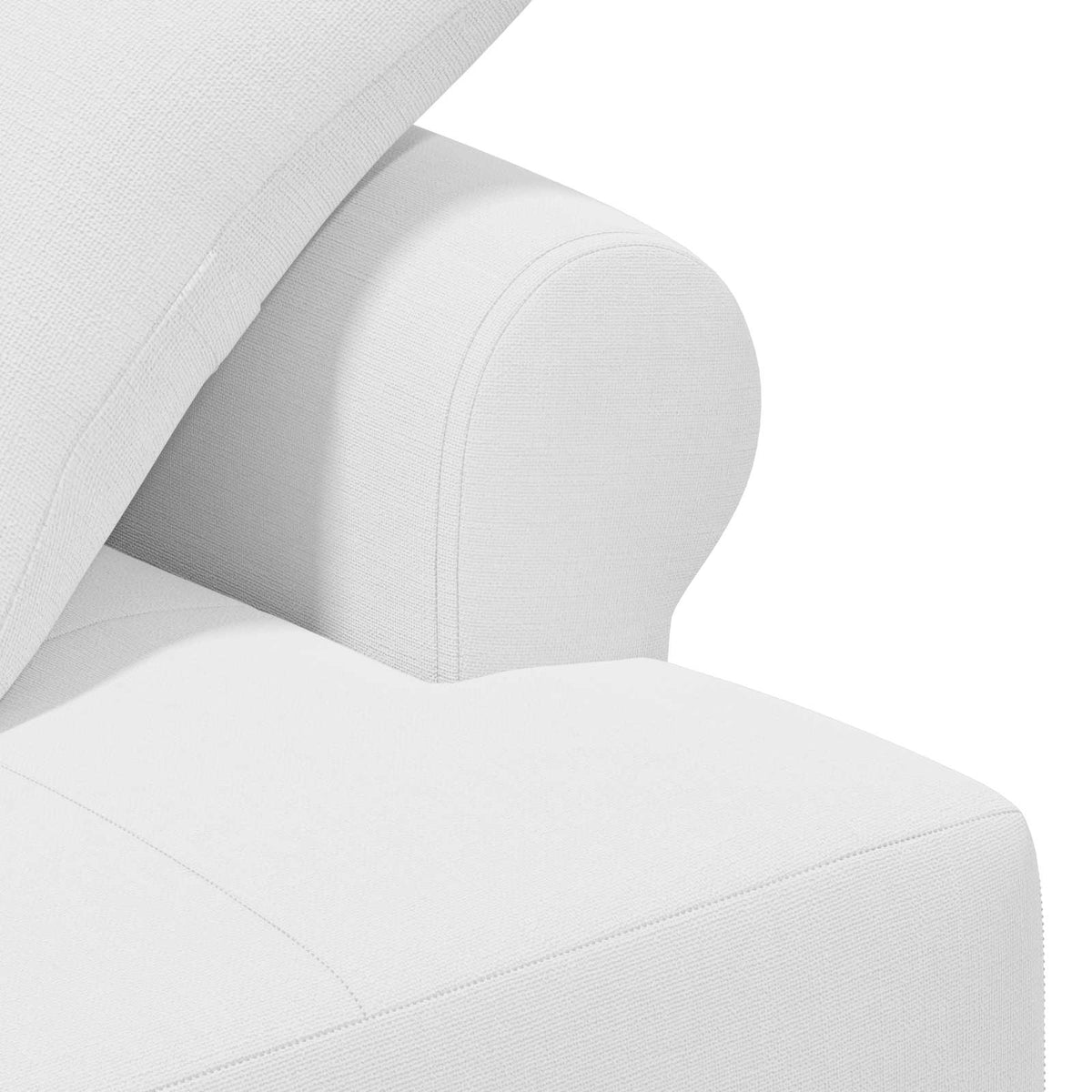 Pohovka S Knoflíkovým Prošíváním Bílá 120 X 65 X 79 Cm Textil