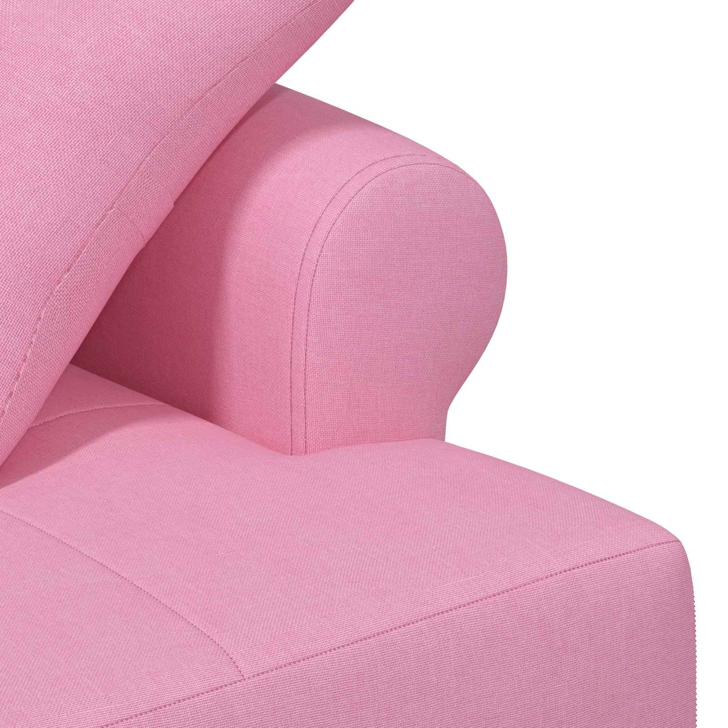 Pohovka S Knoflíkovým Prošíváním Růžová 120 X 65 X 79 Cm Textil