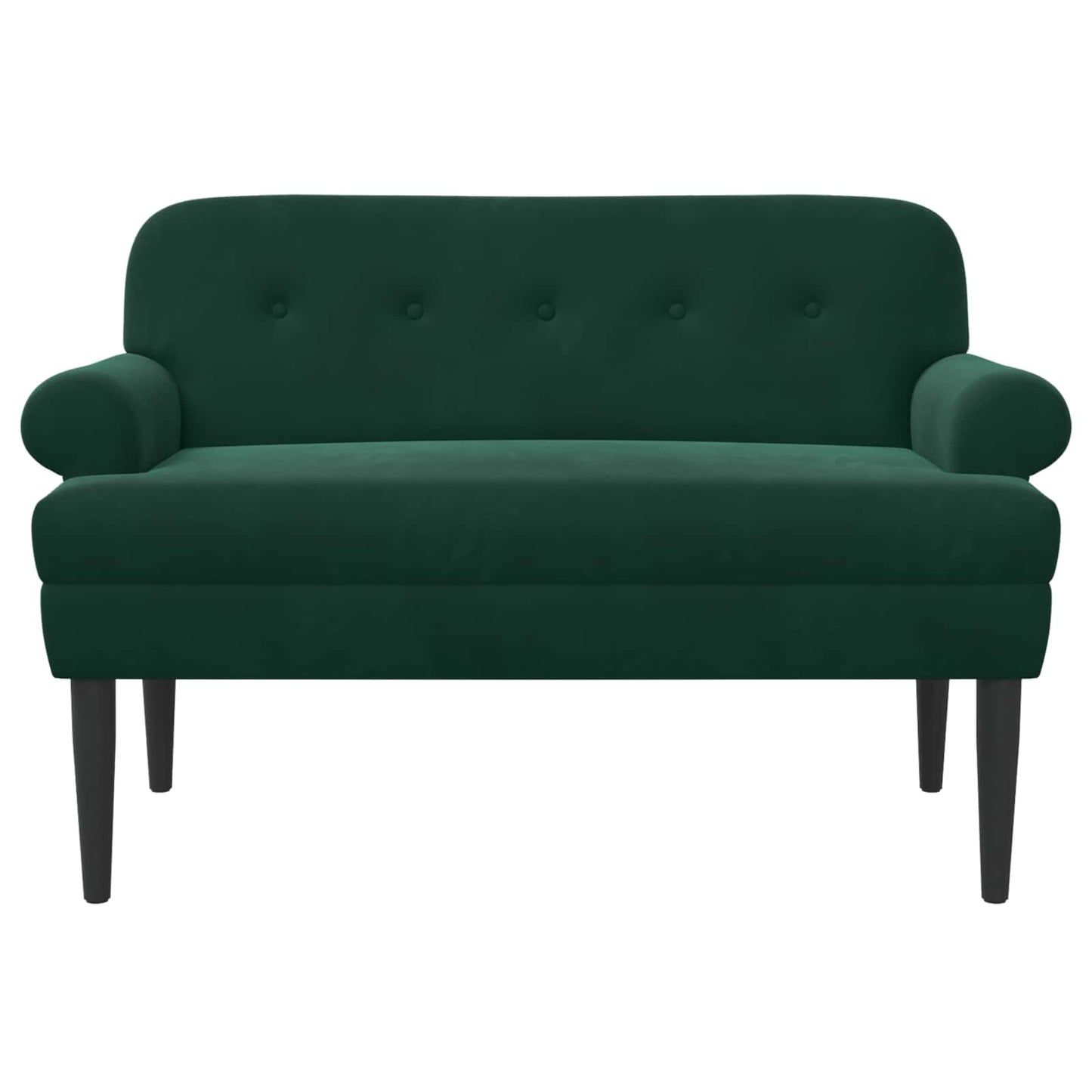 Pohovka S Knoflíkovým Prošíváním Tmavě Zelená 120 X 66 X 78 Cm