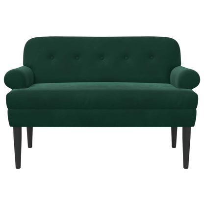 Pohovka S Knoflíkovým Prošíváním Tmavě Zelená 120 X 66 X 78 Cm