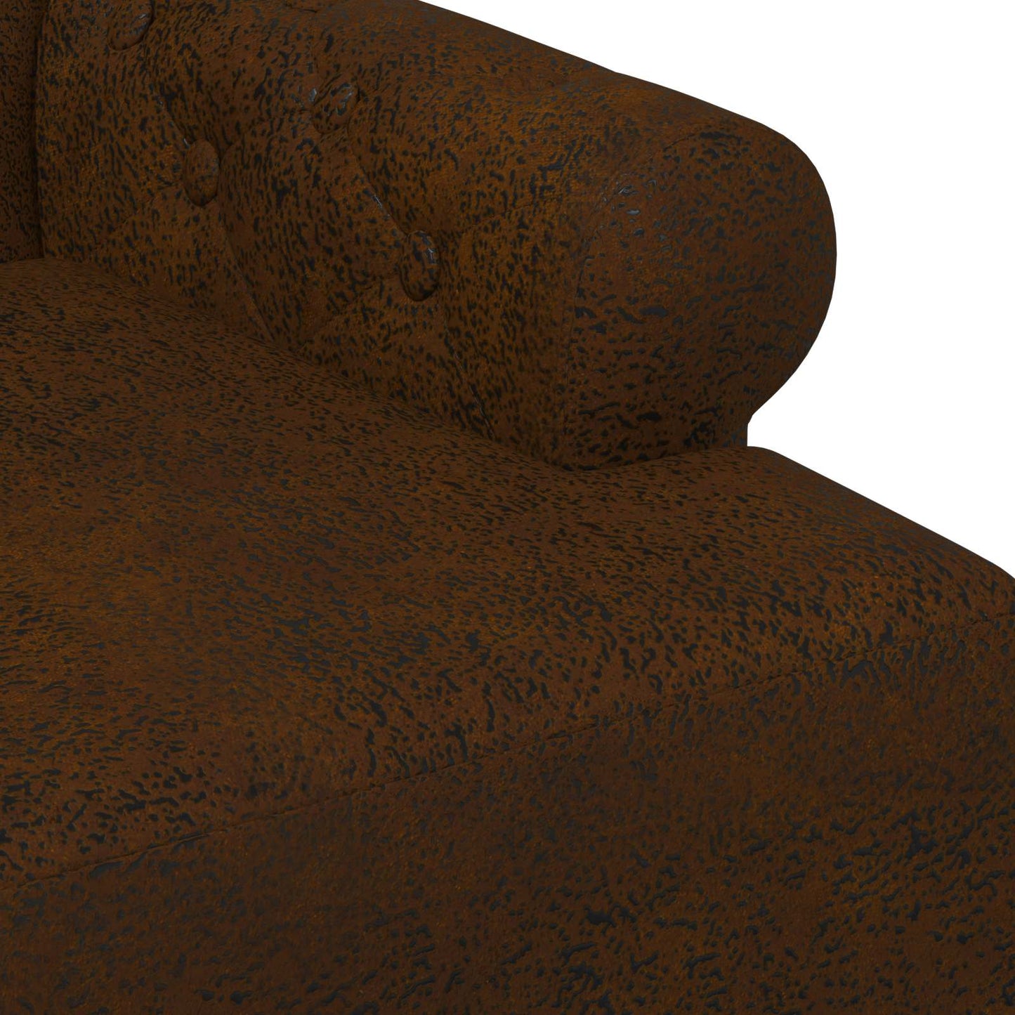 Pohovka S Knoflíkovým Prošíváním Hnědá 120 X 65 X 78 Cm