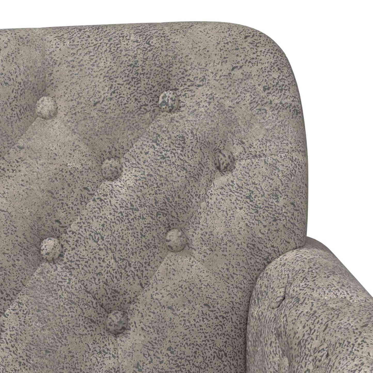 Pohovka S Knoflíkovým Prošíváním Světle Šedá 120 X 65 X 78 Cm