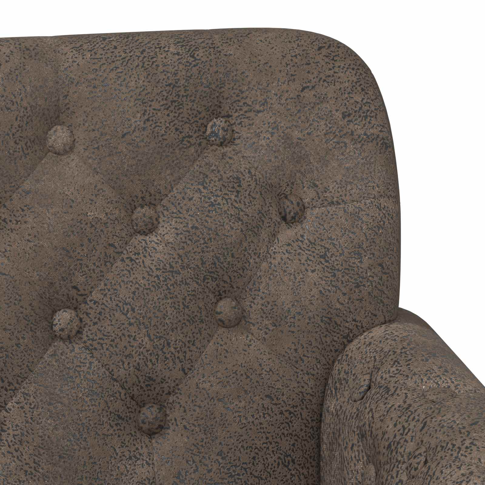 Pohovka S Knoflíkovým Prošíváním Tmavě Šedá 120 X 65 X 78 Cm