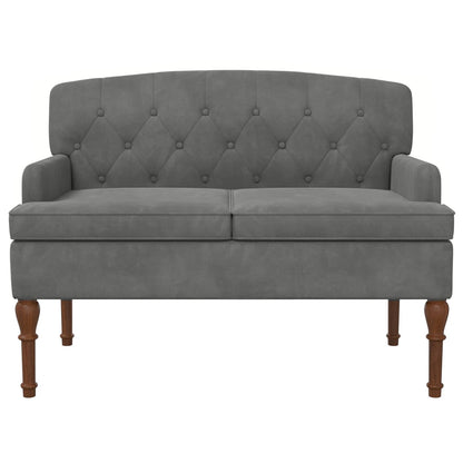 Pohovka S Knoflíkovým Prošíváním Tmavě Šedá 111 X 65 X 79 Cm
