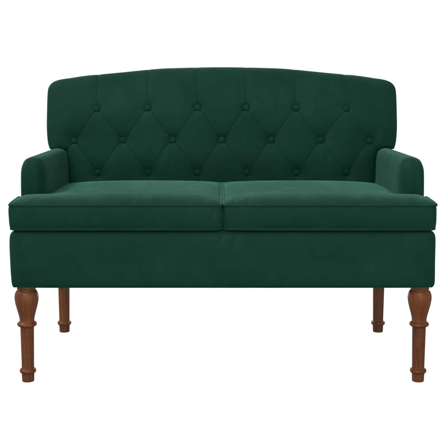 Pohovka S Knoflíkovým Prošíváním Tmavě Zelená 111 X 65 X 79 Cm