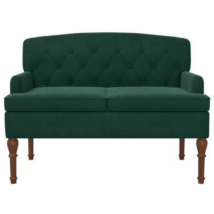 Pohovka S Knoflíkovým Prošíváním Tmavě Zelená 111 X 65 X 79 Cm
