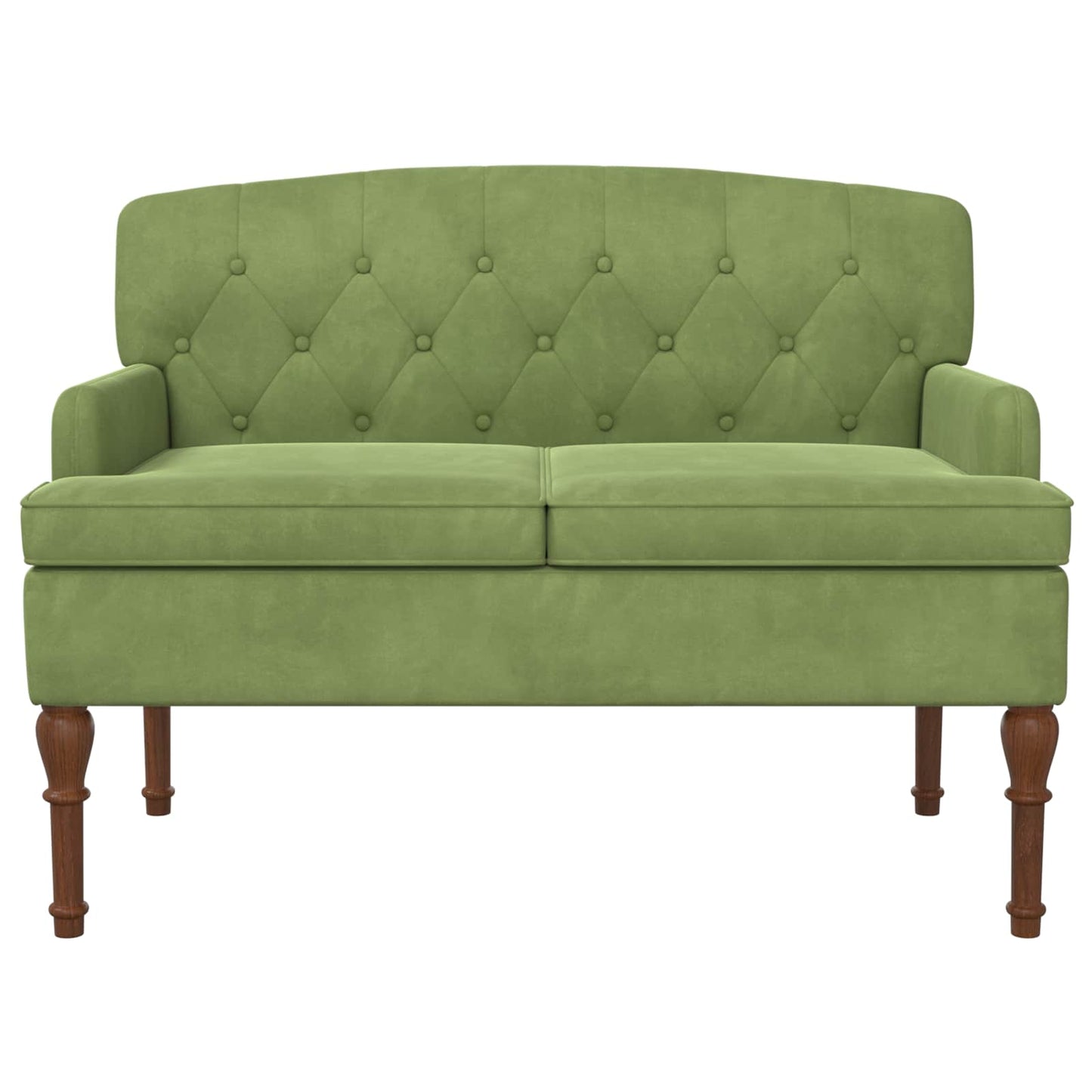 Pohovka S Knoflíkovým Prošíváním Světlá Zelená 111 X 65 X 79 Cm