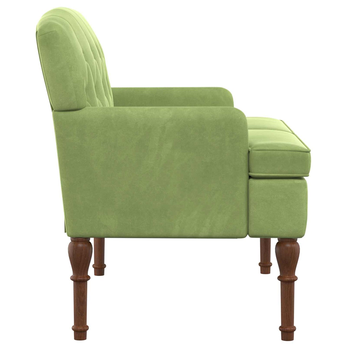 Pohovka S Knoflíkovým Prošíváním Světlá Zelená 111 X 65 X 79 Cm