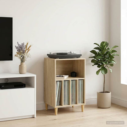 Stojan Na Gramofon 47 X 39,5 X 74,5 Cm Kompozitní Dřevo