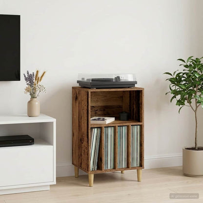 Stojan Na Gramofon 47 X 39,5 X 74,5 Cm Kompozitní Dřevo