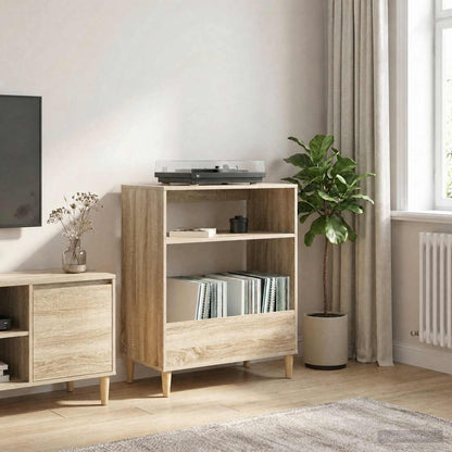 Stojan Na Gramofon 71 X 39,5 X 83 Cm Kompozitní Dřevo
