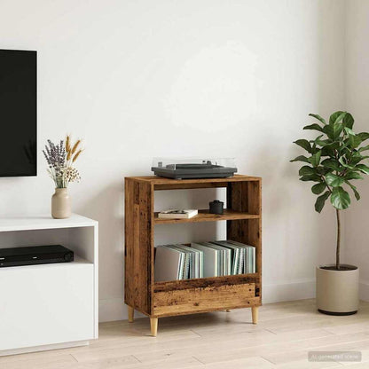 Stojan Na Gramofon 71 X 39,5 X 83 Cm Kompozitní Dřevo