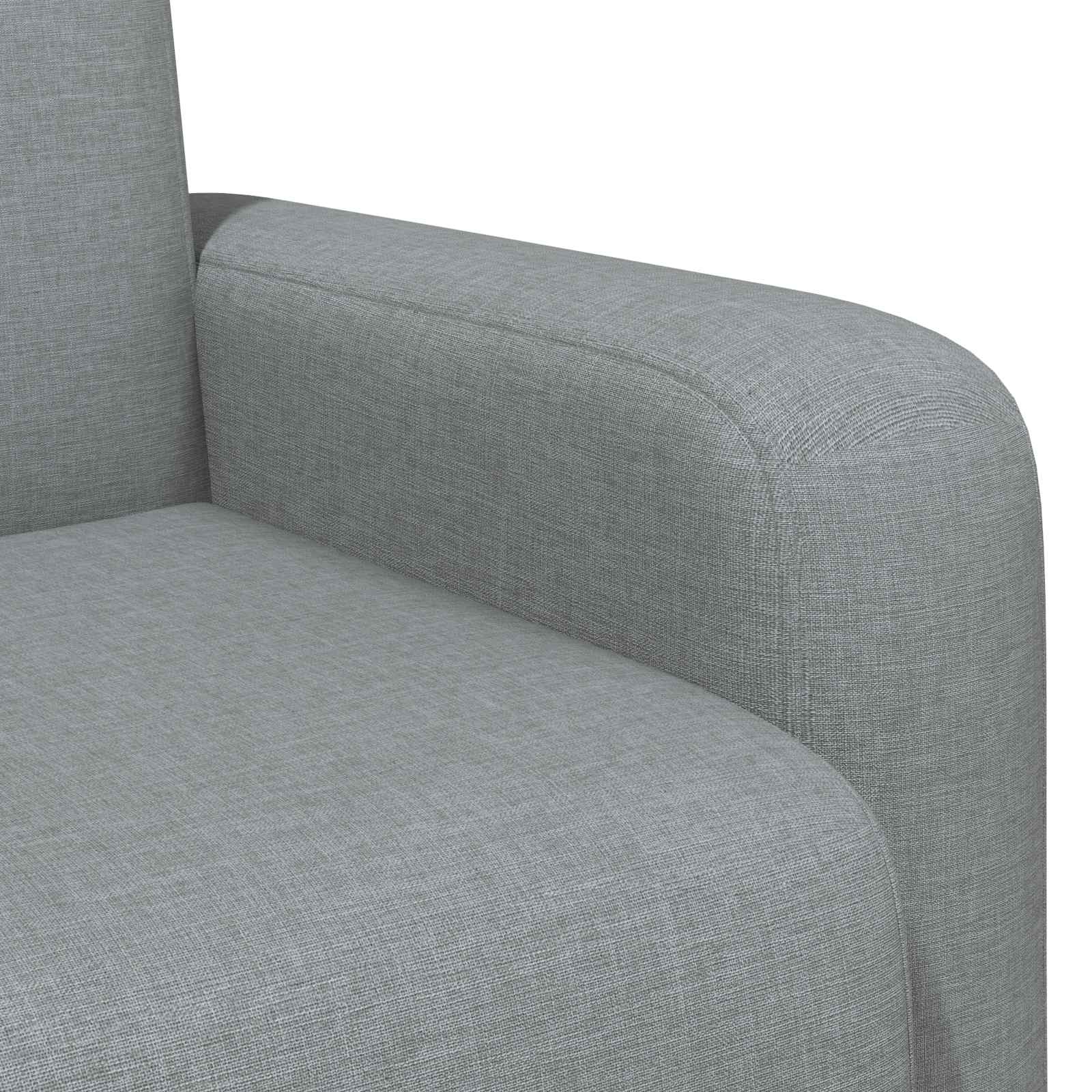Křeslo Světle Šedá Textil