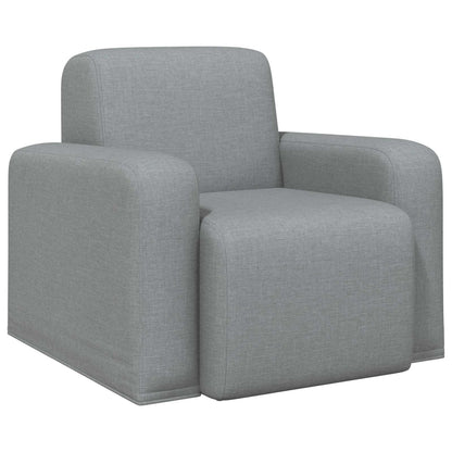 Křeslo Světle Šedá Textil