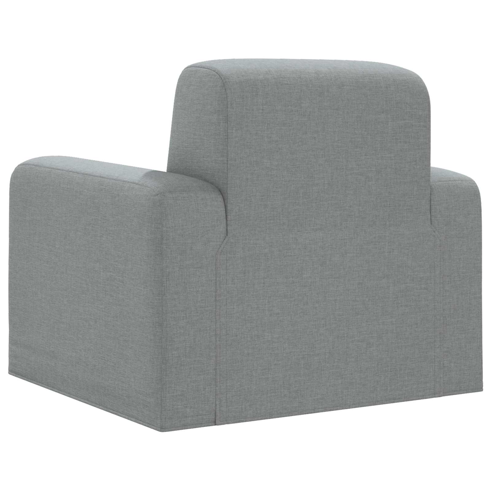 Křeslo Světle Šedá Textil