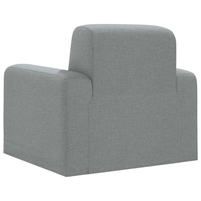 Křeslo Světle Šedá Textil