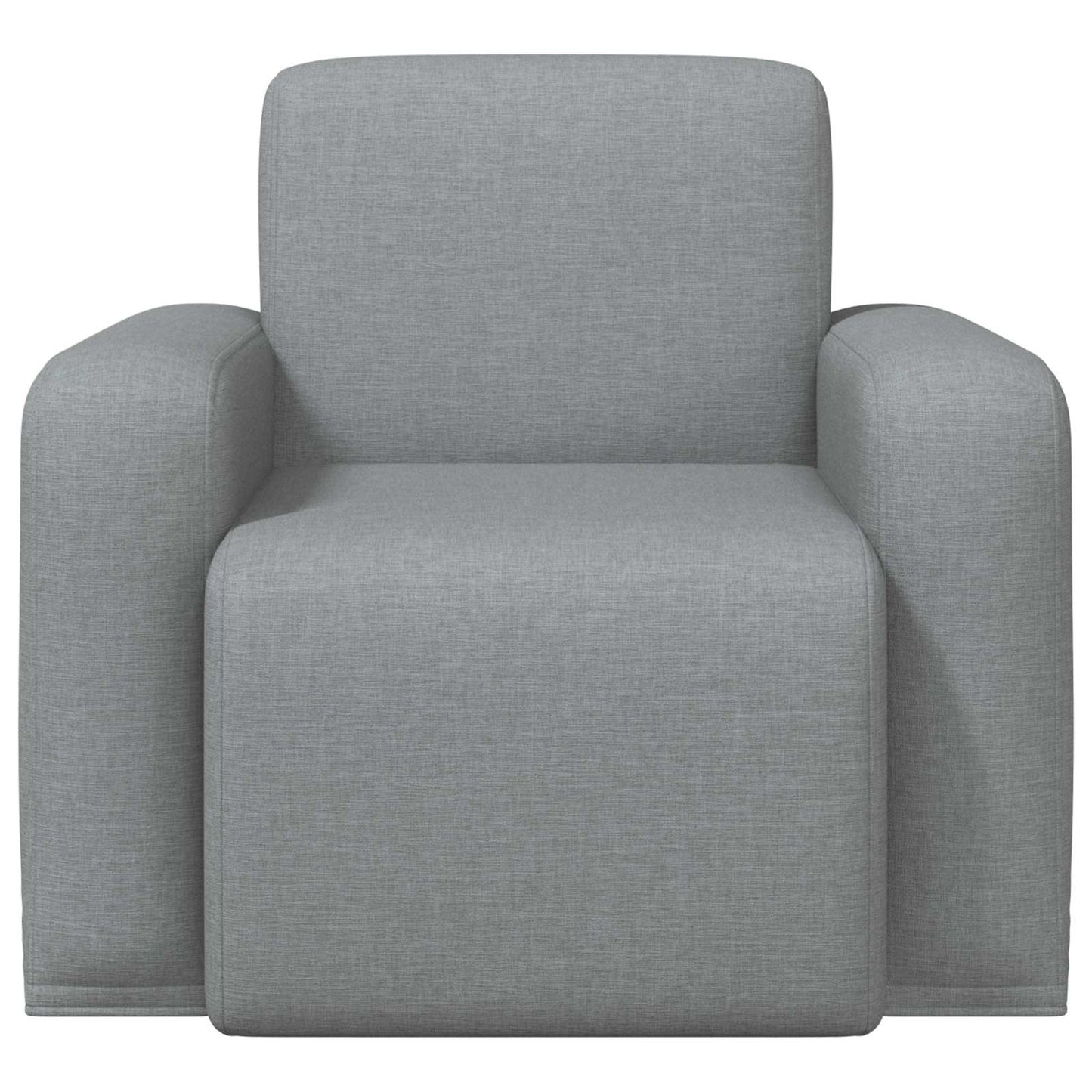 Křeslo Světle Šedá Textil