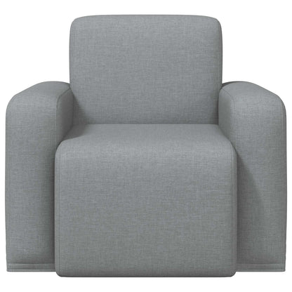 Křeslo Světle Šedá Textil