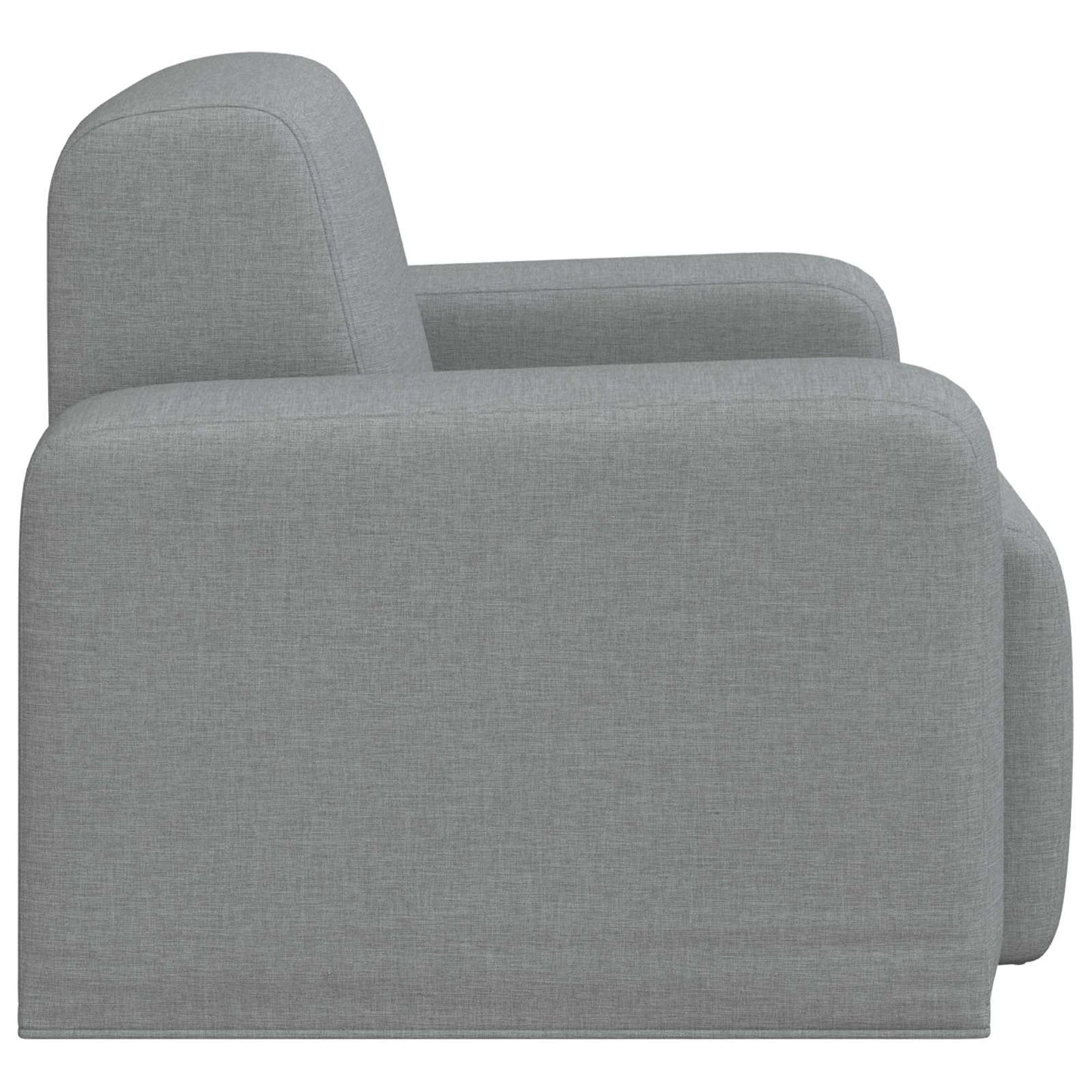 Křeslo Světle Šedá Textil
