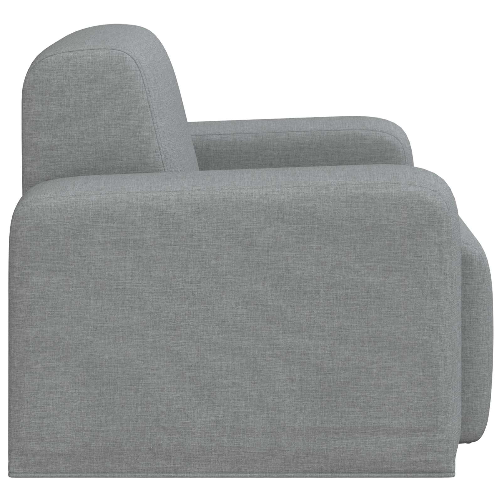 Křeslo Světle Šedá Textil